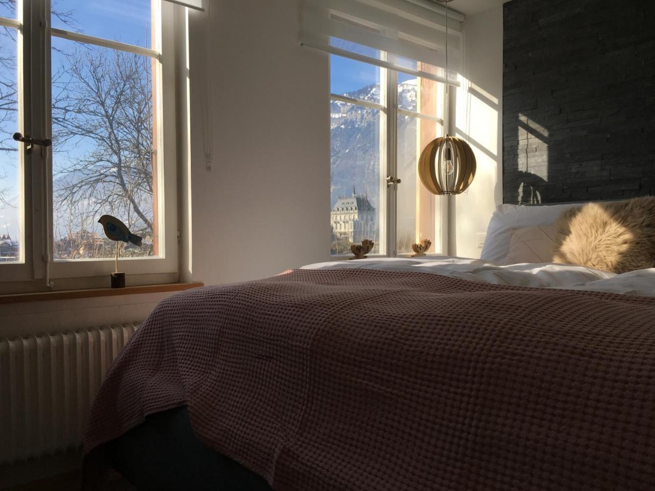 Deluxe Familienzimmer mit Bergblick und Terrasse